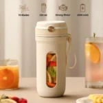 10-Blade Portable Electric Blender, 350ML USB Rechargeable Smoothie Maker, Juicer, and Fruit Mixer - Image 2
