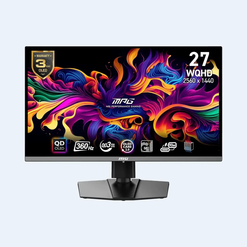 MSI MPG 271QRX – 27" QD-OLED 360Hz Gaming Monitor