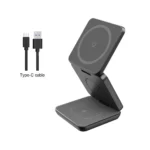 3-in-1 Foldable Magnetic Wireless Charger for iPhone & Apple Watch. - Image 3