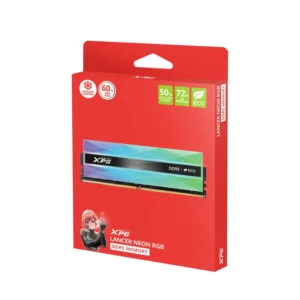 Adata DDR5 48GB 7200MHz RAM Kit – XPG Lancer Neon RGB Series - Image 4