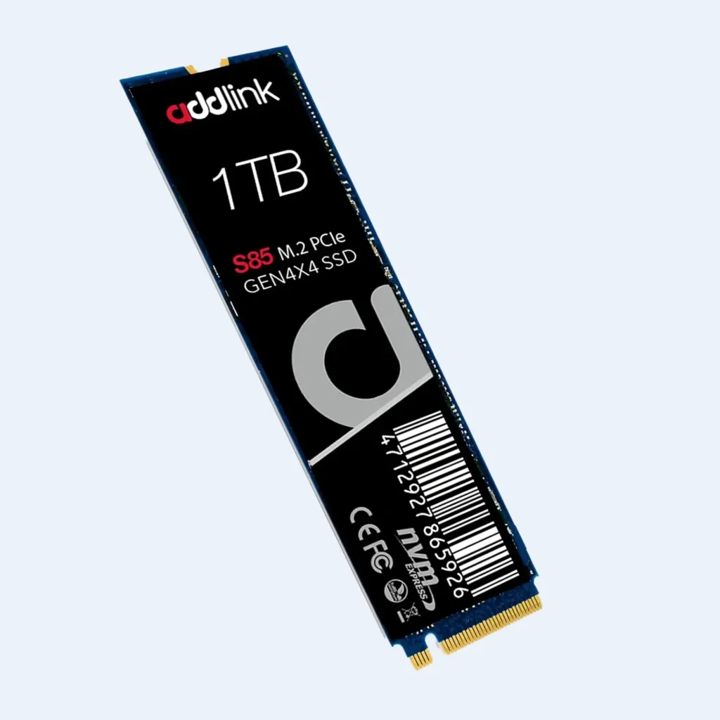 Addlink S85 1TB M.2 2280 NVMe PCIe Gen4X4 – Fast and Reliable SSD
