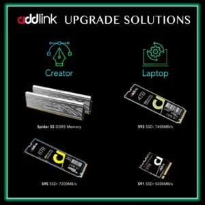 Addlink S85 1TB M.2 2280 NVMe PCIe Gen4X4 – Fast and Reliable SSD - Image 8