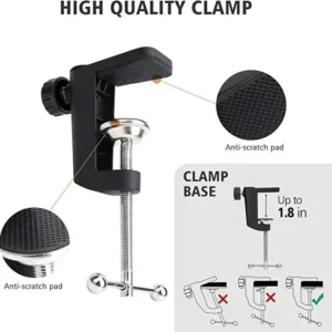 Flexible Mic Holder Arm with Adjustable Boom - Image 3