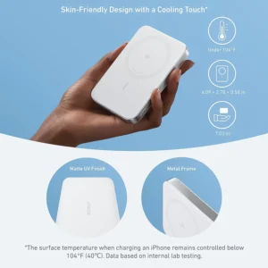 Anker 334 MagGo 10,000mAh Wireless Power Bank | 7.5W Fast Charge for iPhone 13–16 – Black - Image 5