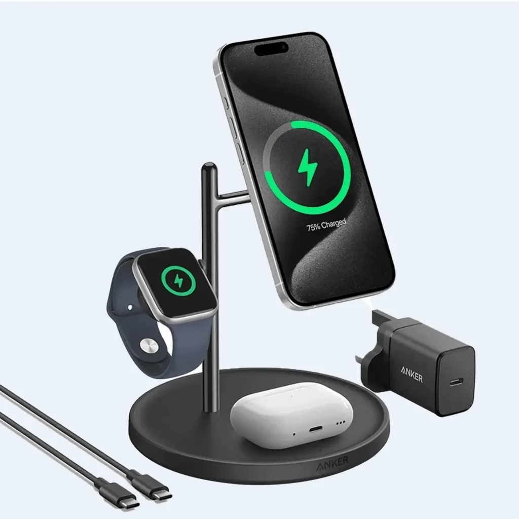 Anker MagGo 3-in-1 Wireless Charger Stand