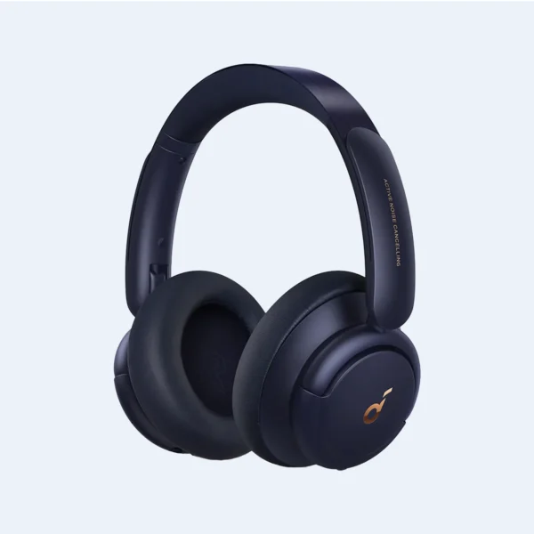 Anker Q30 Headphones – Hybrid ANC, Deep Bass, Wireless (Blue)