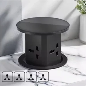 Auto-Rising Power Hub – Hydraulic Lift, USB & Universal Outlets, Wireless Charging, & Built-In Table Integration - Image 7