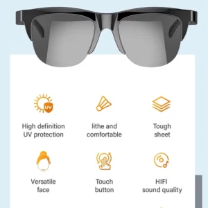 Bluetooth 5.3 Smart Glasses – HIFI Audio, Hands-Free Calls, UV Protection – Ideal for Active Lifestyles - Image 4