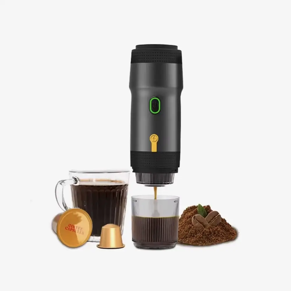 compact-wireless-espresso-maker–3-in-1 Compact Wireless Espresso Maker – 3-in-1 Capsule & Ground Coffee Brewer for Car, Home, & Travel. - Image 1