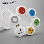 EU Power Strip – 4/5 Outlets, Dual USB Ports, Foldable Design, Available in 1.8m, 2.8m, & 4.8m Cables. - Image 3