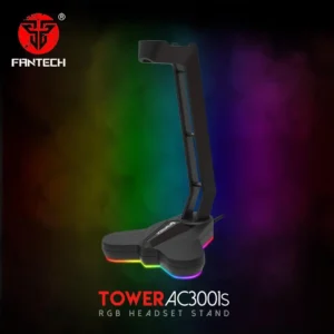 Fantech AC3001S Headset Stand with RGB Lighting – Red - Image 3