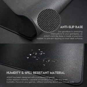 Fantech MP806 Agile Series – Sleek Black Gaming Mouse Pad - Image 6