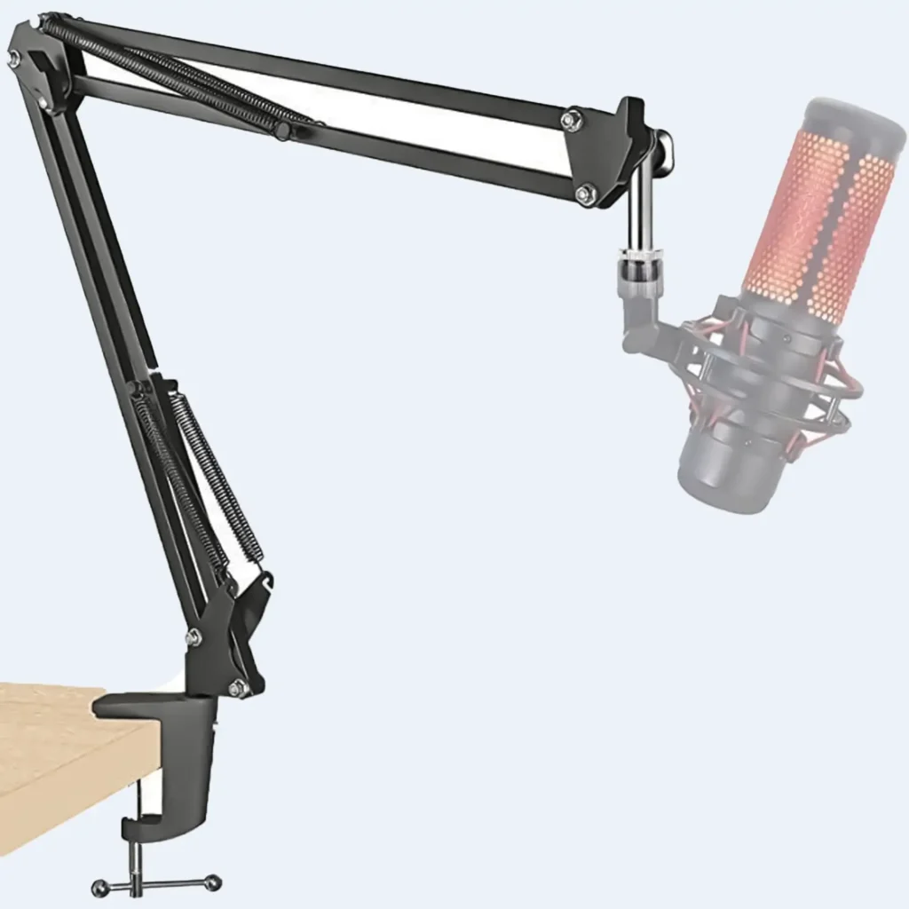 Flexible Mic Holder Arm with Adjustable Boom