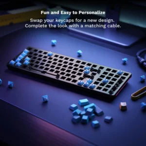 Glorious GMMK2 96% Pre-Built Keyboard – Black with Arabic Keycaps - Image 3