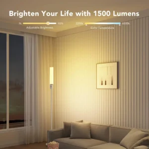 Govee Lyra Corner Lamp – Vibrant RGBICWW Smart Lighting - Image 4