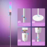 Govee Lyra Corner Lamp – Vibrant RGBICWW Smart Lighting - Image 5