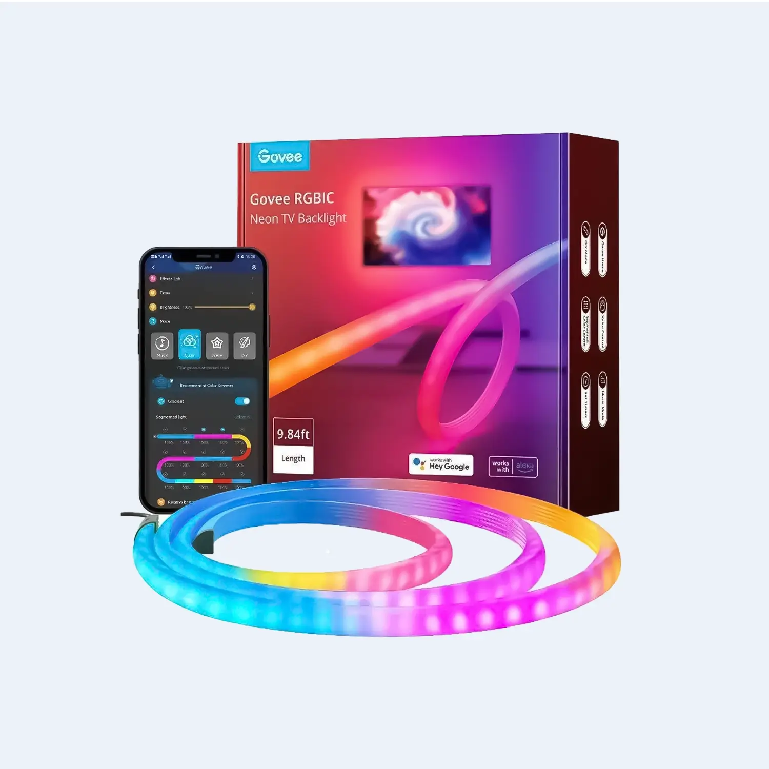 govee-rgbic-neon-tv-light-strip Govee RGBIC Neon TV Light Strip