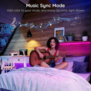 Govee Wi-Fi RGB LED Strip Lights – Extended 32.8ft Smart Lighting - Image 3