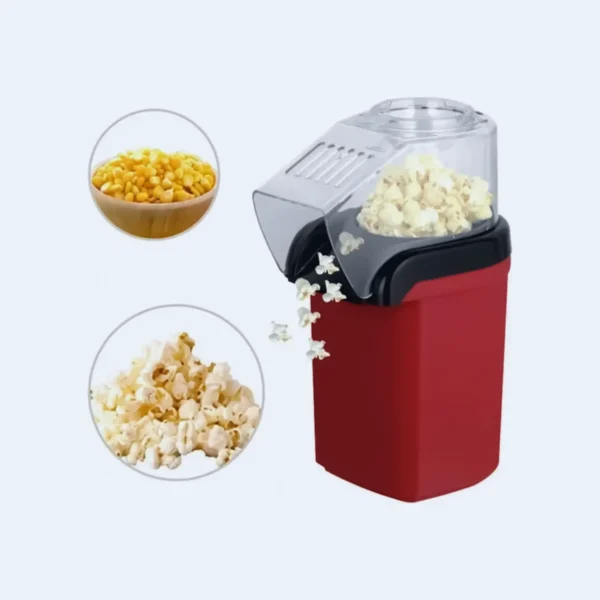 Hot Air Popcorn Machine – Small Tabletop Popper for Home & Party Snacks