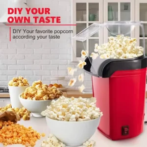 Hot Air Popcorn Machine – Small Tabletop Popper for Home & Party Snacks - Image 7