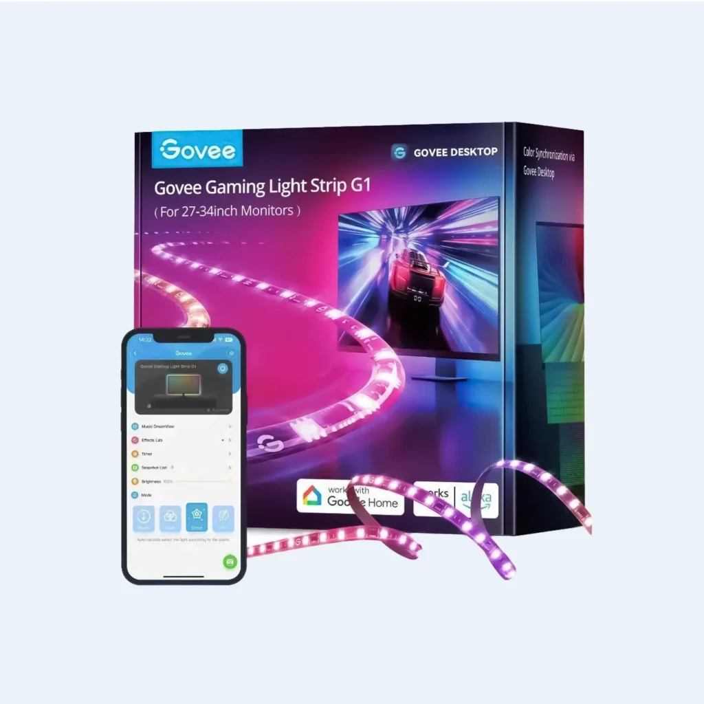 Immersive Gaming Lighting with Govee G1 Light Strip