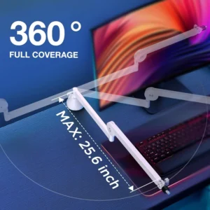 InnoGear Rotatable Mic Stand with Clip & Adapter - Image 2