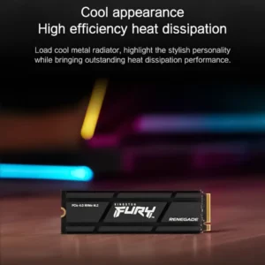 4TB Kingston FURY Renegade PCIe 4.0 NVMe M.2 SSD with Advanced Heatsink - Image 3
