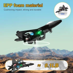 L0712 RC Drone Quadcopter – 3D Flip, Auto Hover, Ready-to-Fly Fighter Aircraft Toy - Image 5