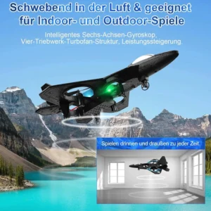 L0712 RC Drone Quadcopter – 3D Flip, Auto Hover, Ready-to-Fly Fighter Aircraft Toy - Image 8