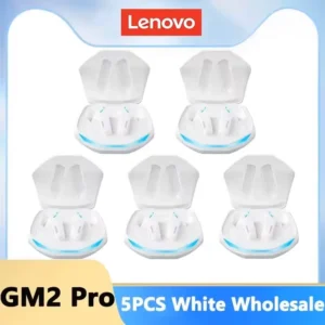 Lenovo GM2 Pro Wireless Earphones – 9D Stereo Sound, Mic, & 6 Earbuds – Compatible with Xiaomi, Samsung, & Android - Image 4