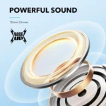 Life U2i by Anker – Deep Bass Wireless Neckband Headphones – Black - Image 4