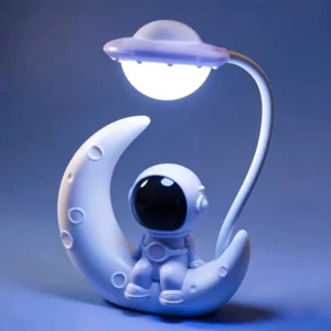 Lunar Astronaut LED Nightlight - A Unique Desk Lamp for Bedroom Décor and a Perfect Christmas Gift - Image 2
