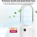 Moxedo Desktop Bladeless Cooling Fan USB Rechargeable Battery - Image 3