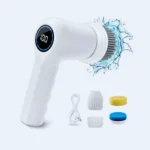 Moxedo 4‑in‑1 Electric Cleaning Brush Cordless with 8 Replaceable Brush Heads for Bathtub, Wall, Tile, Toilet, Window and Sink - Image 8