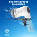 Moxedo 4‑in‑1 Electric Cleaning Brush Cordless with 8 Replaceable Brush Heads for Bathtub, Wall, Tile, Toilet, Window and Sink - Image 9