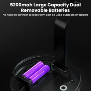 Moxedo Rechargeable Mini Fan – 3 Speeds, Wall-Mount Option & Phone Stand - Image 3