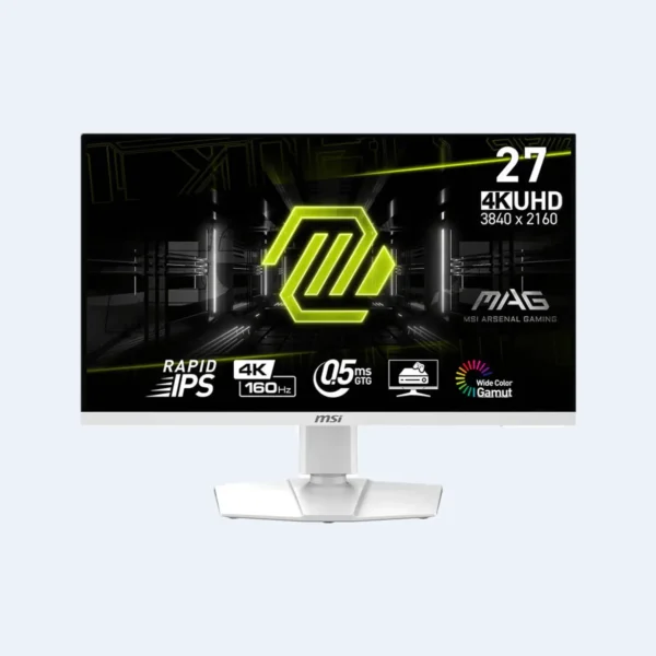 MSI MAG 274URFW — 27" 4K UHD Rapid IPS Monitor with 0.5ms Response