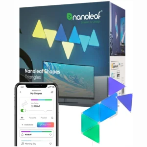 Nanoleaf Triangles Starter Kit – 9 Smart Light Panels - Image 2