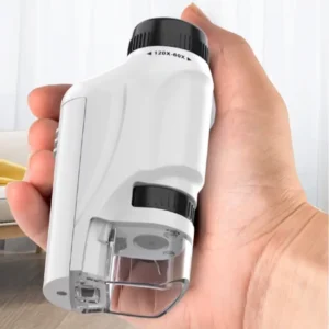 Portable Lab Microscope, 60-120x Zoom – Battery-Powered with LED Light, Ideal for Kids’ Science & Learning - Image 8