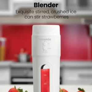 Portable USB Rechargeable Blender & Juicer – Moxedo 3-in-1 with Powerful 4-Blade Stainless Steel Design - Image 3