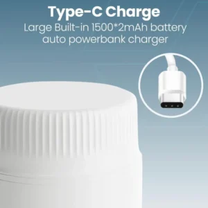 Portable USB Rechargeable Blender & Juicer – Moxedo 3-in-1 with Powerful 4-Blade Stainless Steel Design - Image 2