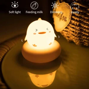 Rechargeable Dimmable LED Night Light – Soft Glow for Kids - Image 7