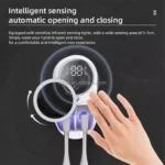 Rechargeable UV Toothbrush Holder with Built-In Fan for Automatic Drying and Sterilization - Image 3