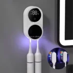 Rechargeable UV Toothbrush Holder with Built-In Fan for Automatic Drying and Sterilization - Image 4