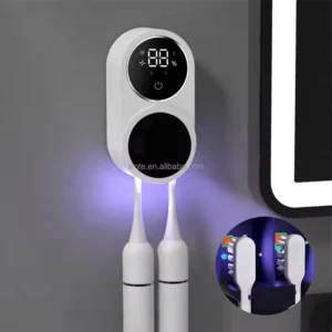 Rechargeable UV Toothbrush Holder with Built-In Fan for Automatic Drying and Sterilization - Image 4