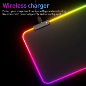 RGB Gamer Mouse Pad 900x400 – Glowing Geometry Design for Ultimate Control - Image 6