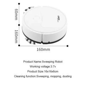 Smart 3-in-1 Sweeping Robot: Automatic Suction, Mopping, and Sweeping for Effortless Cleaning at Home - Image 5