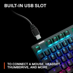 SteelSeries Apex Pro Adjustable Mechanical Switch Keyboard for Gaming - Image 4