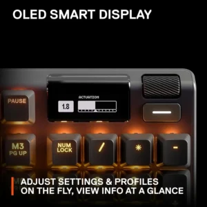 SteelSeries Apex Pro Adjustable Mechanical Switch Keyboard for Gaming - Image 7