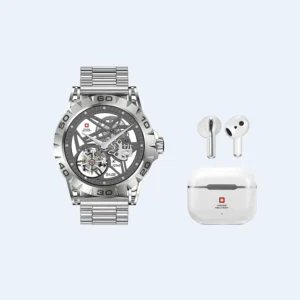 Swiss Military Dom 2 Bundle – Smartwatch & Earbuds in Style
